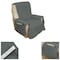 Pet Adobe Furniture Cover for Chair with Non-slip Strap, Stain Resistant Good for Kids and Pets Gray 951613GRV - alternate 4
